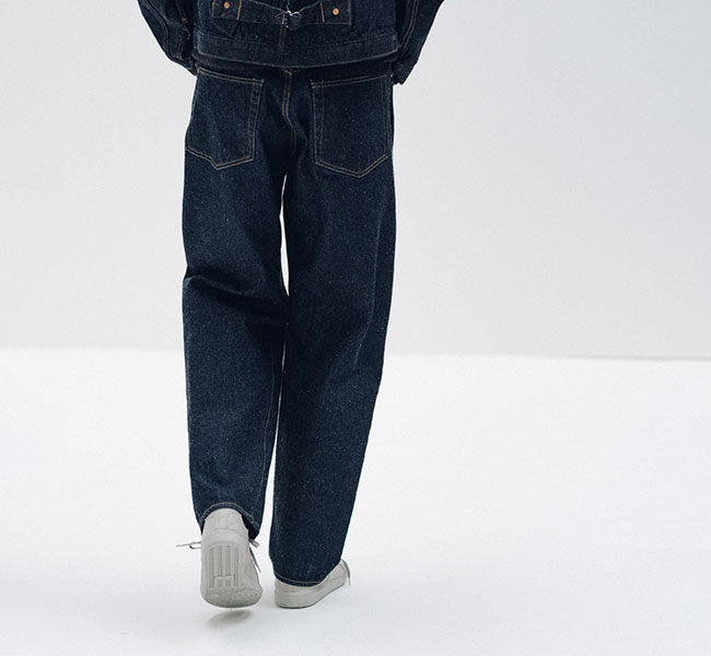 キャプテンサンシャイン KAPTAIN SUNSHINE デニムパンツ 5P Zipper