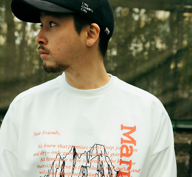 Marmot × CITY COUNTRY CITY マーモット シティーカントリーシティー MTFW26MHG304CC エムシー ポーラテックフリースキャップ シー MC POLARTEC FLEECE CAP_C