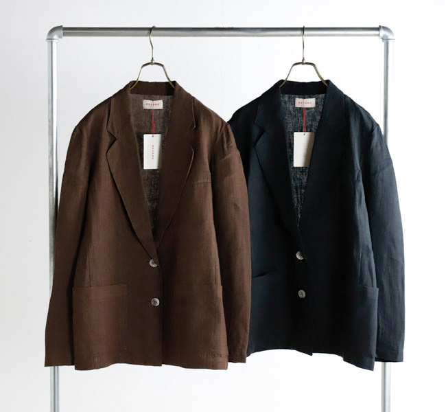 MEYME メヤメ GLENCHECK LINEN JACKET 美品 MEYME メヤメ GLENCHECK LINEN JACKET 美品 レディース