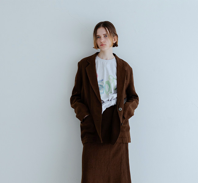 MEYME メヤメ GLENCHECK LINEN JACKET 美品 MEYME メヤメ GLENCHECK LINEN JACKET 美品