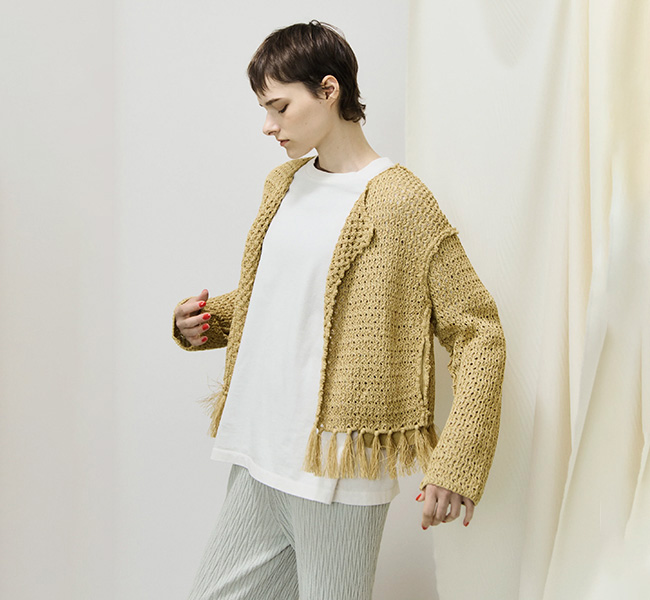 DEUXIEME CLASSE - AP STUDIO 【unfil/アンフィル】モヘアウールカーディガン unfil アンフィル / stretch superkid mohair cardigan