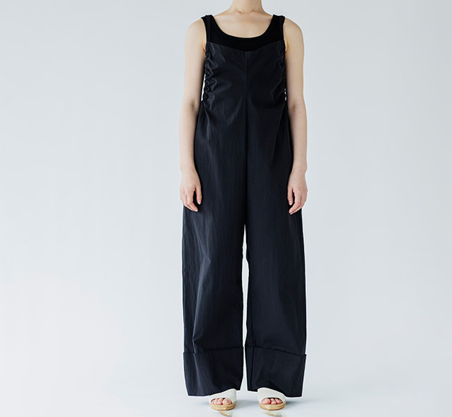 MEYAME ギャザーオールインワン　ME-1801 ブラック 楽天市場】【SALE 30%OFF】[MEY-1801]MEYAME(メヤメ) GATHERED