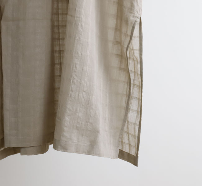 トップス evam eva shadow check gathered poncho evam eva エヴァムエヴァ シャドウチェック ギャザーポンチョ