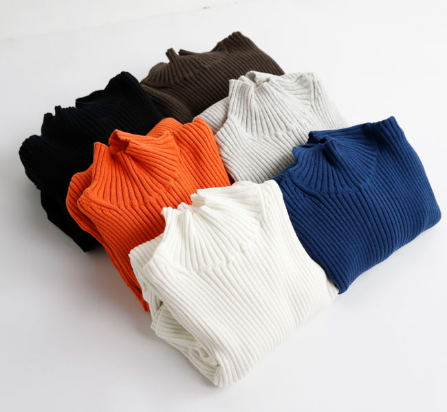 ヴェリテクール　ニット Veritecoeur ヴェリテクール ハイネックリブニット ST-156