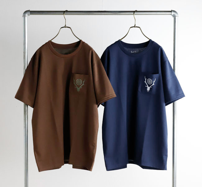 SOUTH2 WEST8 サウスツーウエストエイト S/S Round Pocket Tee