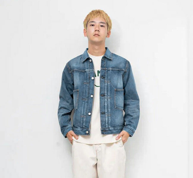 セブンフェアリーred legend 海外OTIS BlousonデニムJK AOZORA 刺子デニムワイドトラッカーJK (MENS)｜ファッション通販