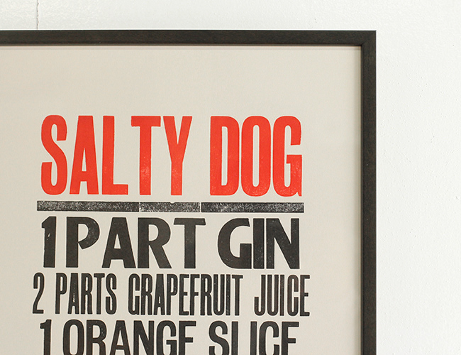 A TWO PIPE PROBLEM LETTERPRESS SALTY DOG Lサイズ