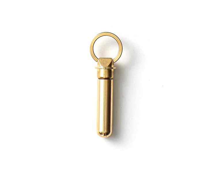 CANDY DESIGN&WORKS バレット キーリング ブラス Bullet Key Ring  “Polished brass”