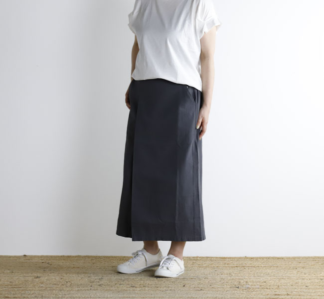 evam eva／コットンスカート evam eva コットンローンスカート cotton lawn skirt | evam eva