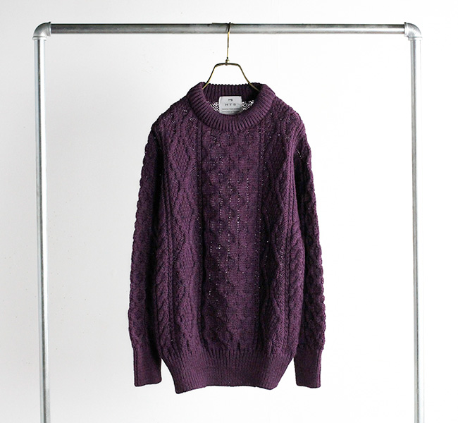 SALE30%OFF //HTS WOOL ARAN CREW PULLOVER ウールアランクルー プルオーバー CHT2051 HTS WOOL ARAN CREW PULLOVER ウールアランクルー プルオーバー