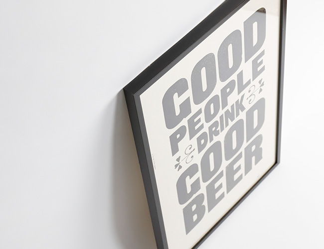 A TWO PIPE PROBLEM LETTERPRESS / ONE AND ONLY POSTER BLUE M