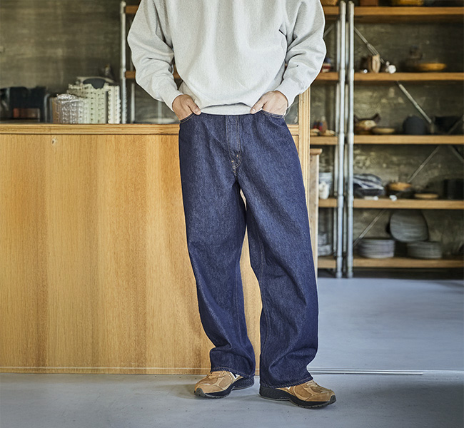 orSlow (オアスロウ) デニムパンツ orSlow オアスロウ ブラックデニムパンツ 101 DAD'S FIT DENIM