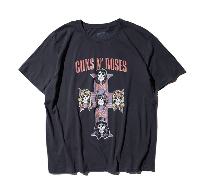 THRIFTY LOOK スリフティールック TL25S06800BK　THRIFTY  "GUNS N' ROSES" TEE ガンズアンドローゼス Tシャツ