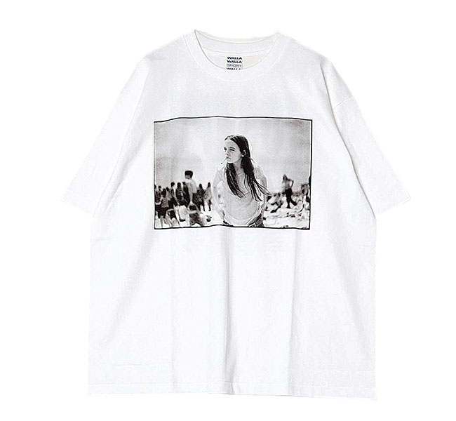 WALLA WALLA SPORT ワラワラスポーツ 040102 PRINTABLE TUBE TEE / JOSEPH SZABO “PRISCILLA” Tシャツ