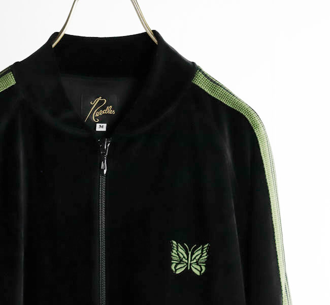 NEEDLES ニードルズ Rib Collar Track Jacket - C/PE Velour