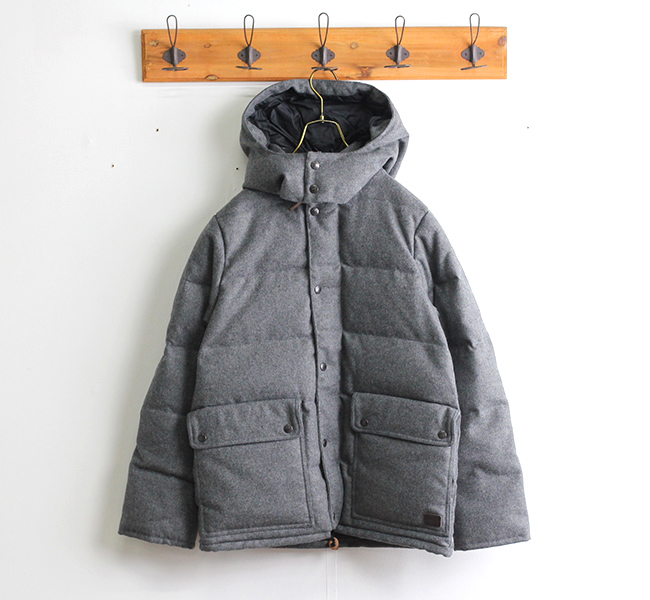 Armen アーメン ウールダウンディタッチャブルフードダウンジャケット Nam1961 Wool Down Front Zip Snap High Neck Armen アーメン ウールダウンディタッチャブルフードダウンジャケット Nam1961 Wool Down Front Zip Snap High Neck