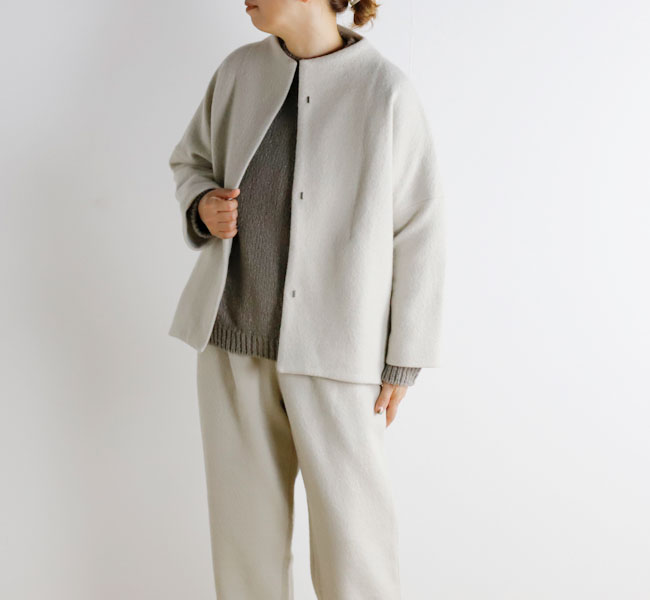 evam eva エヴァムエヴァ wool coat 羽織りベージュ（□【2019