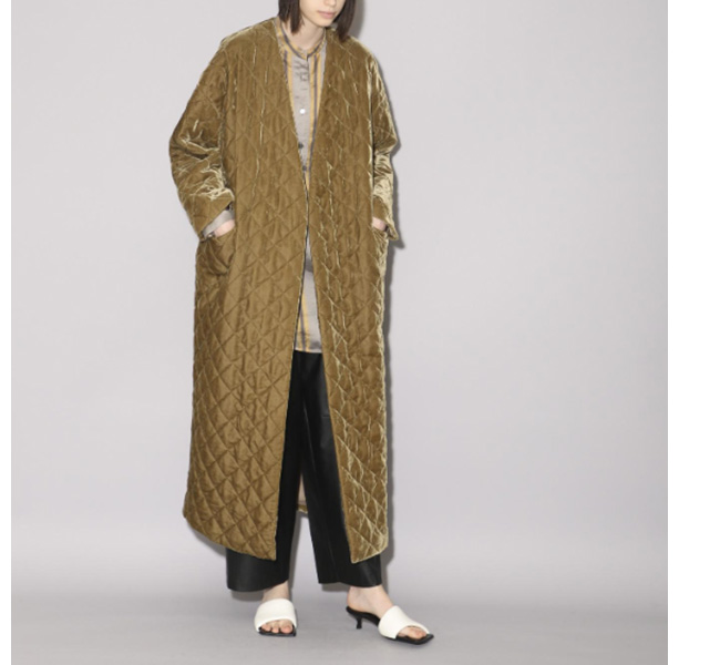 21AMSCO05]THE SHINZONE(ザ シンゾーン)QUILTING COAT
