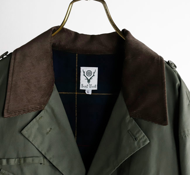 south2west8 テンカラシャツ SOUTH2 WEST8 サウスツーウエストエイト Tenkara Shirt - Waxed