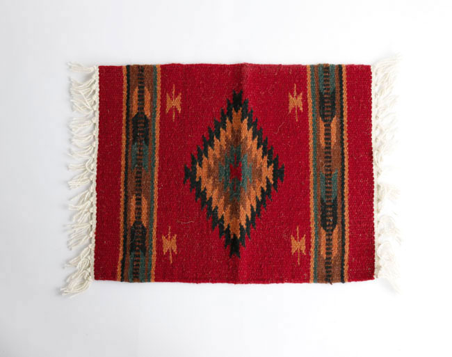 El Paso SADDLEBLANKET エルパソ ブランケット ウールラグマット　39×52cm
