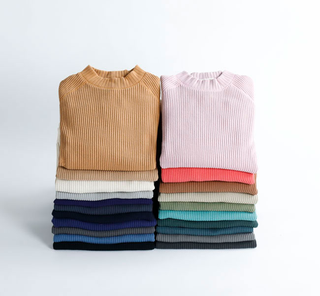 Jackman ジャックマン  JM7200 ワッフルミドルネック Waffle Midneck