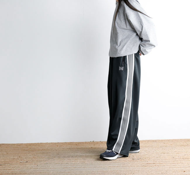 NEEDLES ニードルズ H.D. Track Pant - Poly Smooth ヒザデルトラック