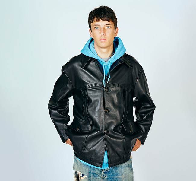 TOWN CRAFT タウンクラフト TC22F02100 レザーランチャーコート