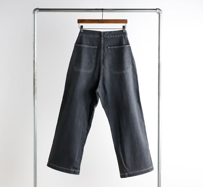 ordinary fits オーディナリーフィッツ BELL PANTS USED BLACK