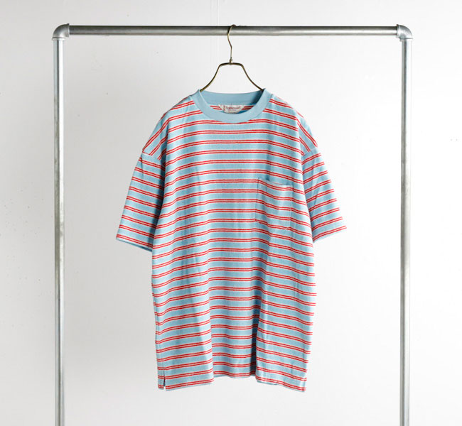 INSCRIRE パイルボーダーTシャツ INSCRIRE（アンスクリア）の「INSCRIRE / パイル ボーダー T