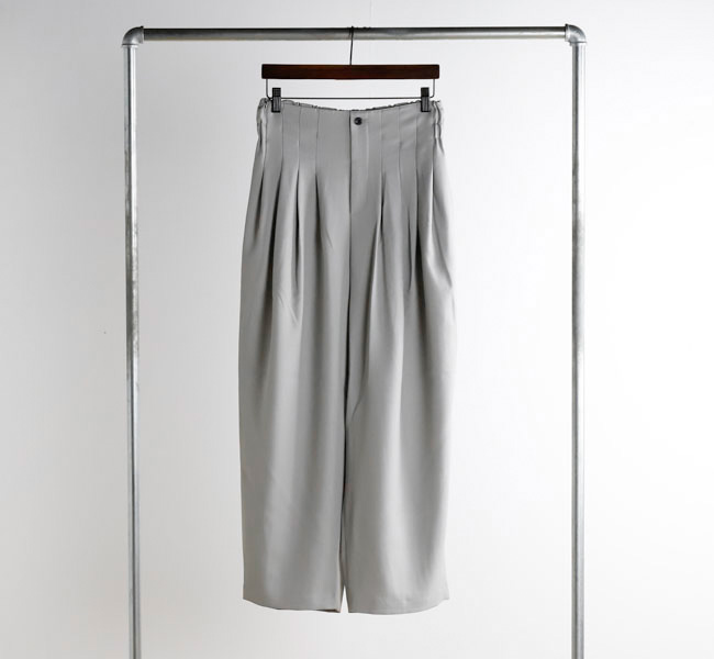 イトハン mizuiro ind ミズイロインド 3-260077 ハイウエストタックパンツ