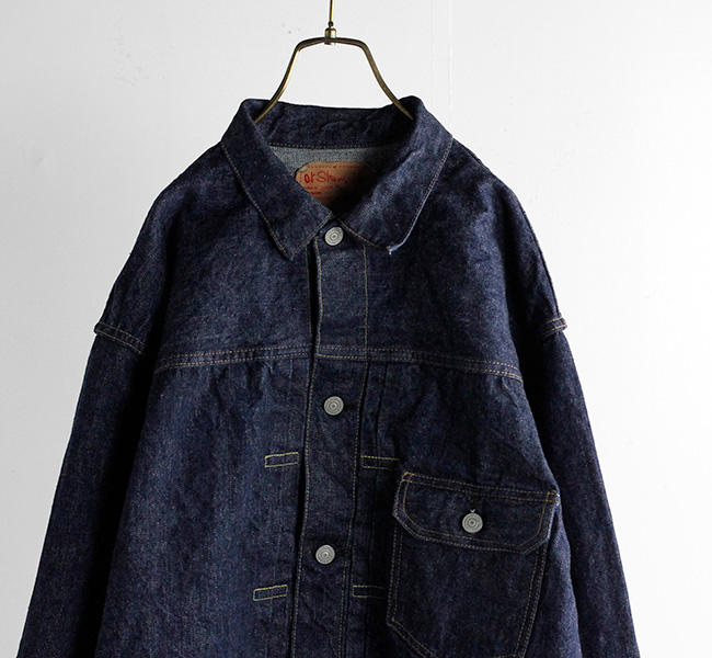 orslow オアスロウ TYPE1 PLEATED FRONT BLOUSE ONE WASH デニム