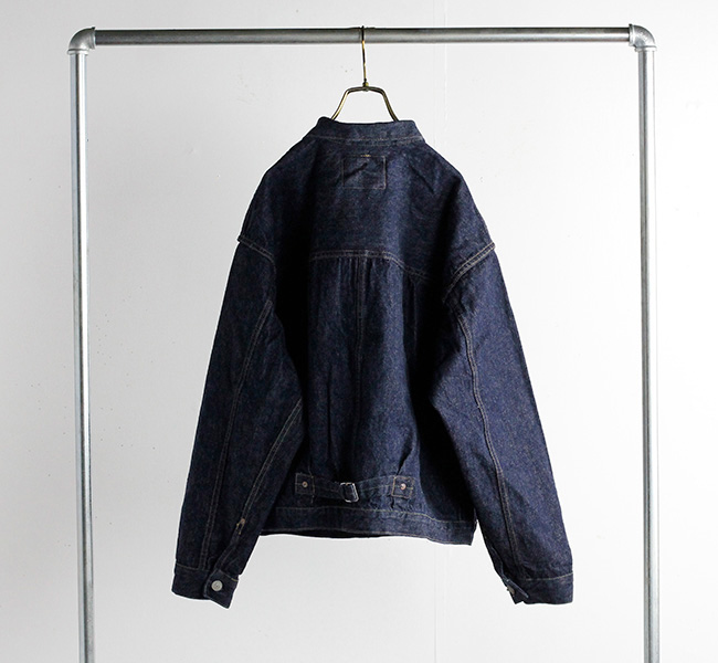 orslow オアスロウ TYPE1 PLEATED FRONT BLOUSE ONE WASH デニム