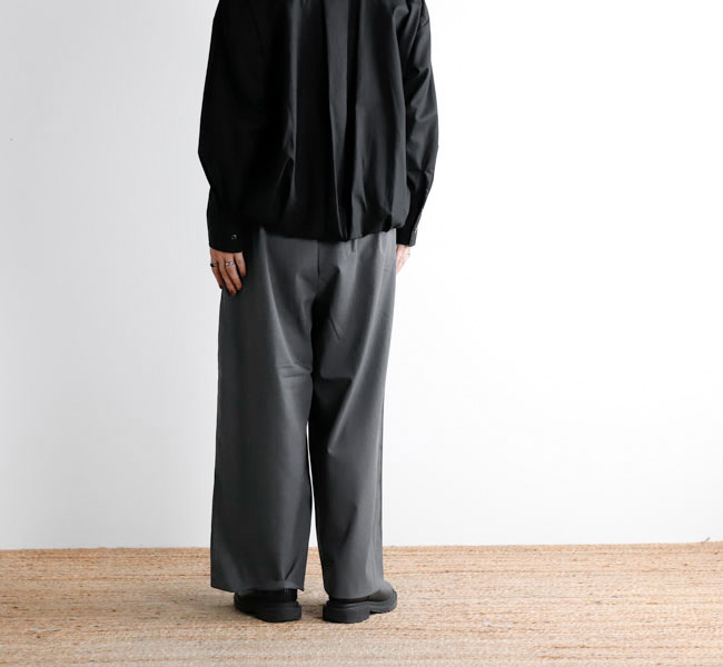 ☆未使用品☆ミズイロインド　ワイドパンツ　size2 mizuiro ind ミズイロインド 3-260072 ワイドイージーパンツ