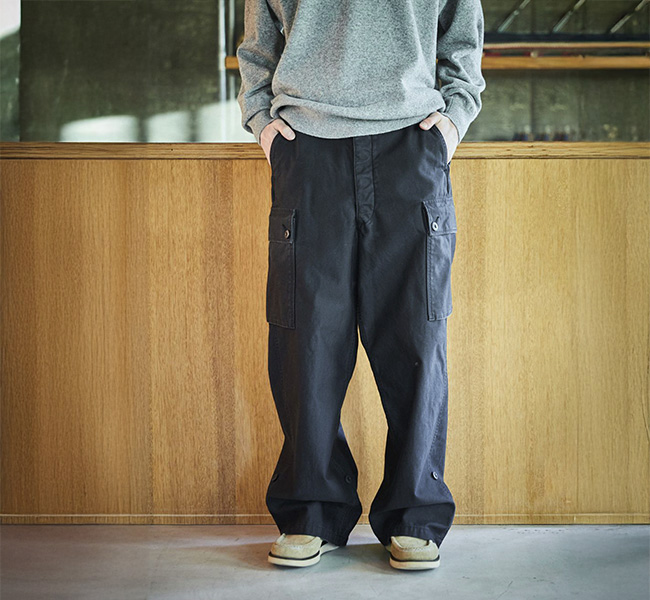 orslowブラック　カーゴパンツ Lサイズ orslow オアスロウ 01-5263-02 ワイドフィット カーゴパンツ ネイビー