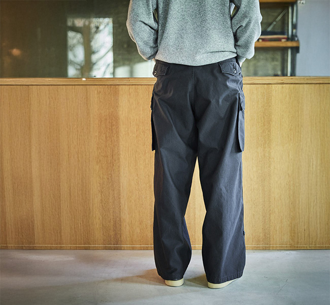 orslow オアスロウ 01-5263-02 ワイドフィット カーゴパンツ ネイビー