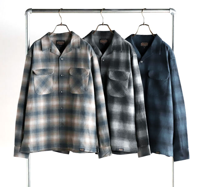 PENDLETON ペンドルトン 64755000 オープンカラー  L/Sシャツ 長袖 Open Collar Shirt チェック