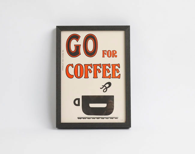 A TWO PIPE PROBLEM LETTERPRESS / GO FOR COFFE A4サイズ