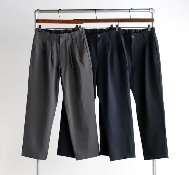 Jackman ジャックマン JM4672 ストレッチワイドトラウザー  Stretch Wide Trousers