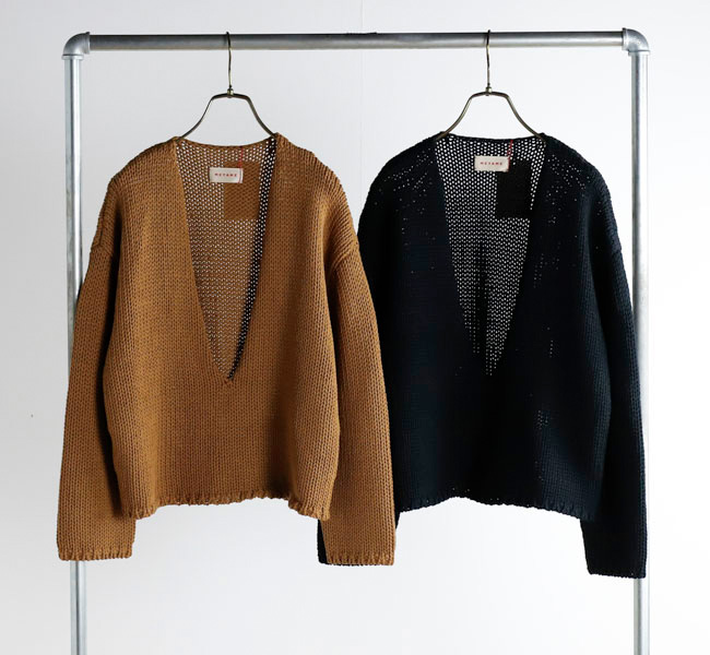 【未使用品】MEYAME LONG SLIT KNIT MEY-2012 LONG SLIT KNIT – MEYAME