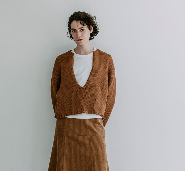 MEYAME メヤメ LONG SLIT KNIT ロングスリットニット MEY-2012