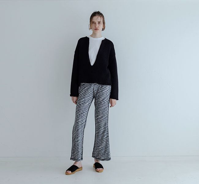 【未使用品】MEYAME LONG SLIT KNIT MEY-2012 MEYAME メヤメ LONG SLIT KNIT ロングスリットニット MEY-2012