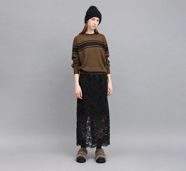 SACRA サクラ 126521121 フローラ ラッセルレース スカート FLORA RASCHEL LACE SKIRT