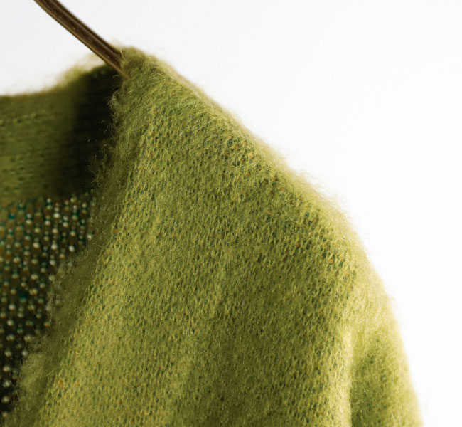 TOWN CRAFT タウンクラフト SHAGGY COLOR CARDIGAN シャギーカラー