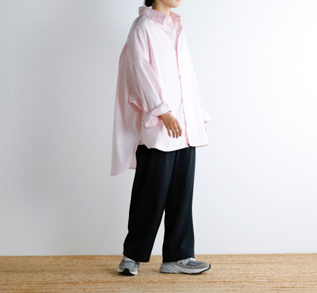 yarmo（ヤーモ）| コットンオーバーサイズシャツ セール】 【YARMO/ヤーモ】オーバーサイズ ポンチョ シャツ