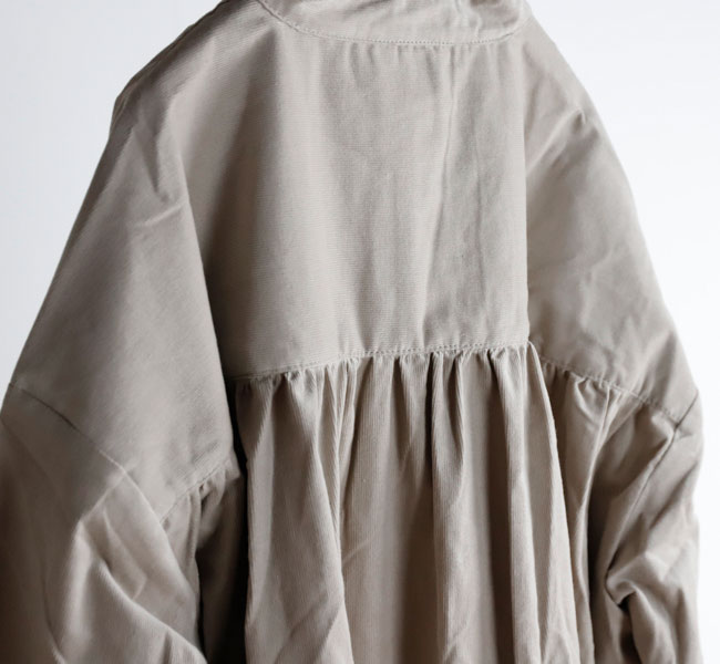 未使用春物 Yarmoヤーモ Gather Tunic Shirts Yarmo ヤーモ New Gather Shirts ギャザーシャツ YAR-24AW S26