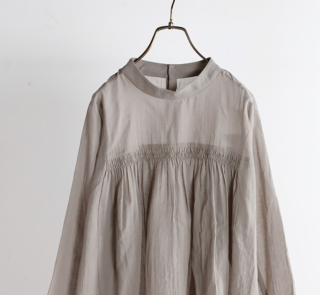 evam eva エヴァムエヴァ シャーリング　プルオーバー shirring pullover E231T095 evam eva エヴァムエヴァ プルオーバー シャーリング shirring