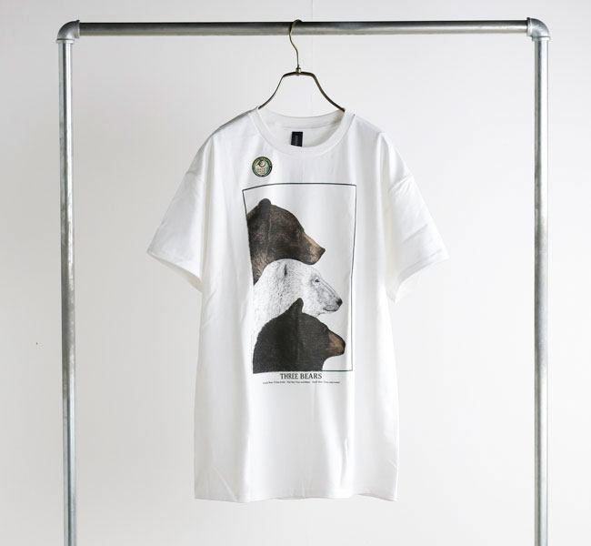 LIBERTY GRAPHICS リバティーグラフィックス 281 THREE-BEARS アートシルクプリントTシャツ