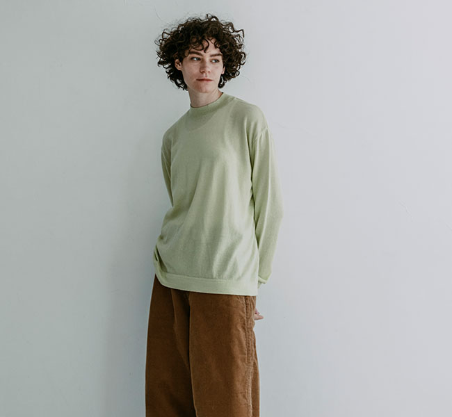 MEYAME メヤメ MEY-2228 ウォッシャブルメリノウールコットンニット