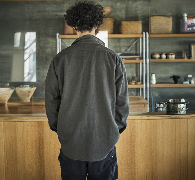 orslow オアスロウ 01-V8072-52 リラックスフィット フランネルシャツ