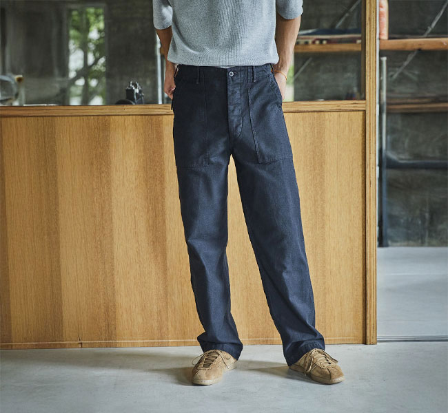 orslow オアスロウ 01-5002-j61 アーミーファティーグパンツ US ARMY FATIGUE PANTS BLACK